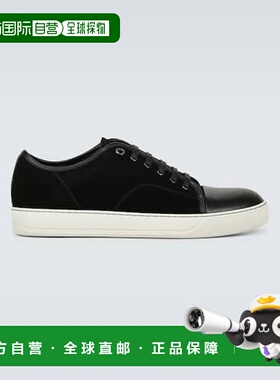香港直邮Lanvin 朗雯 男士 绒面革皮质包头运动鞋 000269男鞋板鞋