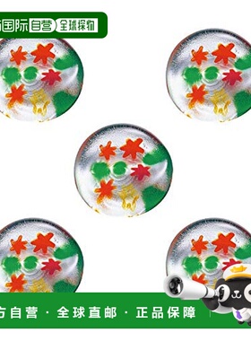 日本直邮Aderia 筷架 F 62188 津轻 径3.5×高1cm  红叶 5个装