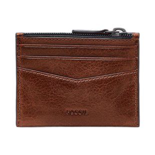 【美国直邮】Fossil|男士 Andrew Zip 卡片夹卡包【付后1h可退】