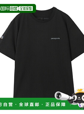 日本直邮Patagonia 圆领短袖T恤男女37665 inbk Fitz Roy Icon Re