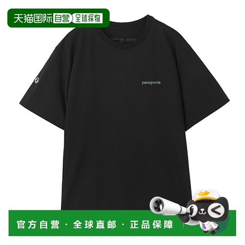 日本直邮Patagonia 圆领短袖T恤男女37665 inbk Fitz Roy Icon Re