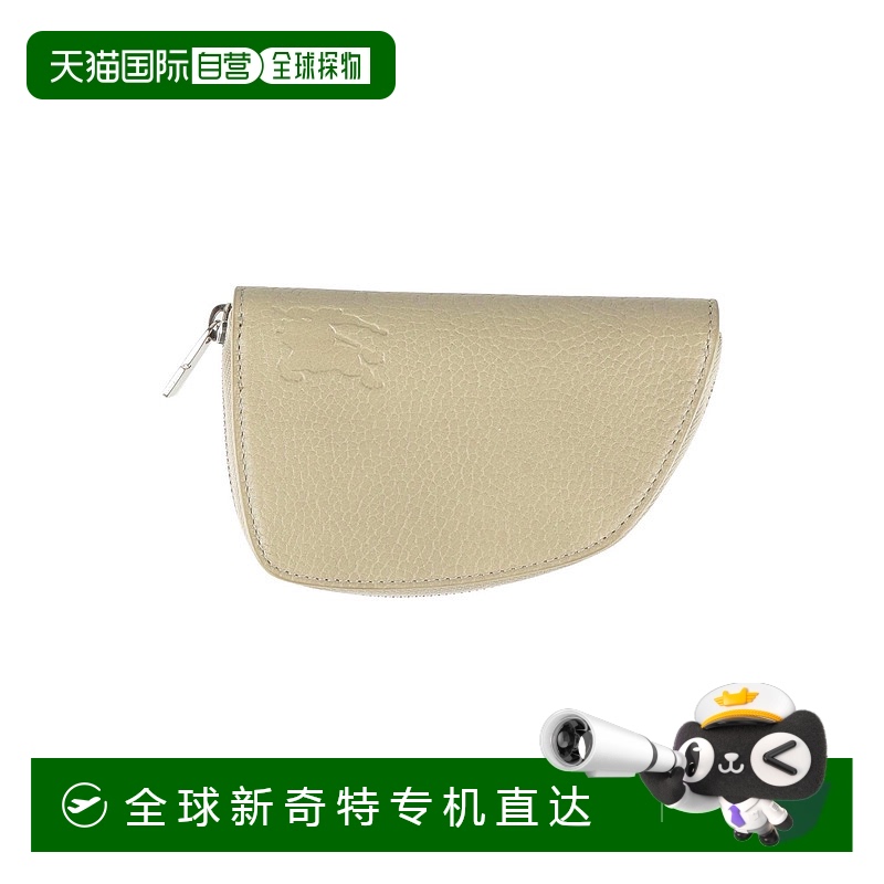 1h可退 香港直邮潮奢 Burberry 巴宝莉 女士 钱包 beige米色 舒适