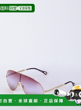 香港直邮CHLOÉ 女士太阳镜 CH0283S003 SS2025 金色 Aly sunglass