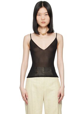 JACQUEMUS|黑色 La Casa 'La maille Spallina' 背心