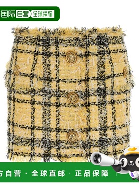 香港直邮BALMAIN 女士半身裙 GF1LBB42XL73AAA SS2026 花色 BUTTO