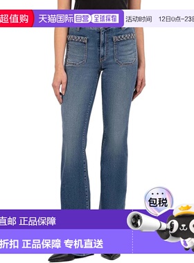 自营Women's KUT from the Kloth Ana Jeans Blue Patch Pockets
