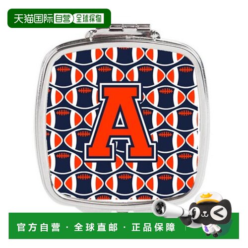 自营Carolines Treasures CJ1066-ASCM 字母 A 足球橙色,正品