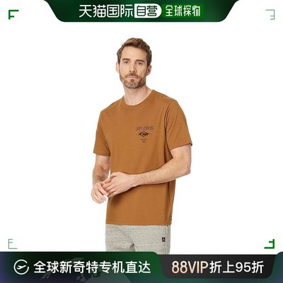 香港直邮潮奢 rip curl 里普柯尔 男士 Icon 淡出短袖T恤
