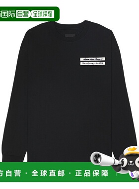 香港直邮GIVENCHY 男士针织毛衣 BM71M73YP3001 SS2025 黑色 长袖