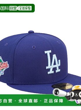 自营 New Era 59Fifty MLB 洛杉矶道奇队云蓝色贴合帽 60243775 -