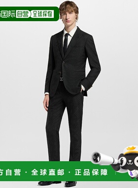 自营1h可退 欧洲直邮LV路易威登 Pont Neuf系列男士黑色羊毛logo