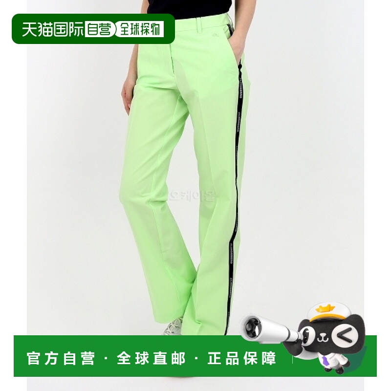 韩国直邮J.LINDEBERG 梅根侧条纹长裤 (GWPA09303-6855) 长裤伯格