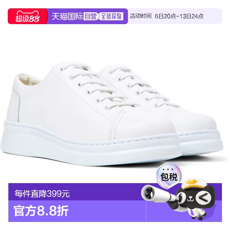 日本直邮Camper 跑步鞋上帮系带简约鞋头款式 CA748BW14213 黑色图片