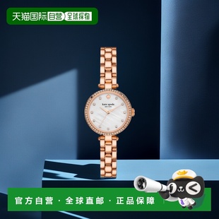日本直邮Kate 玫瑰金不锈钢手表 Spade York KSW18457 New 1h可退