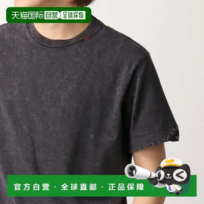 日本直邮REPLAY 短袖T恤 M3379 22662N 男士重磅纯棉成衣染色常规