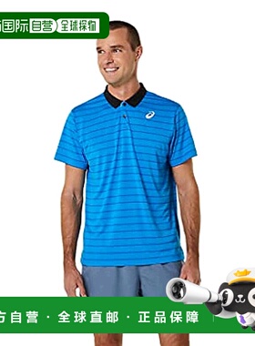 【日本直邮】ASICS亚瑟士 网球 冷感Polo衫2041A258男士411(执政)