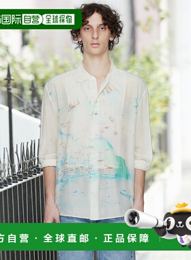 1h可退 香港直邮潮奢 Our Legacy 男士 灰白色 Adorn 衬衫 M2252A