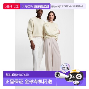 自营欧洲直邮Hugo Boss x Steiff女士自然色聚酯纤维圆领卫衣