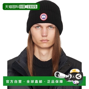 黑色毛线帽 香港直邮Canada 男士 Goose 5026M针织羊毛 加拿大鹅