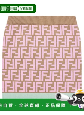 1h可退 香港直邮Fendi 针织半身裙 JFG247AVVT