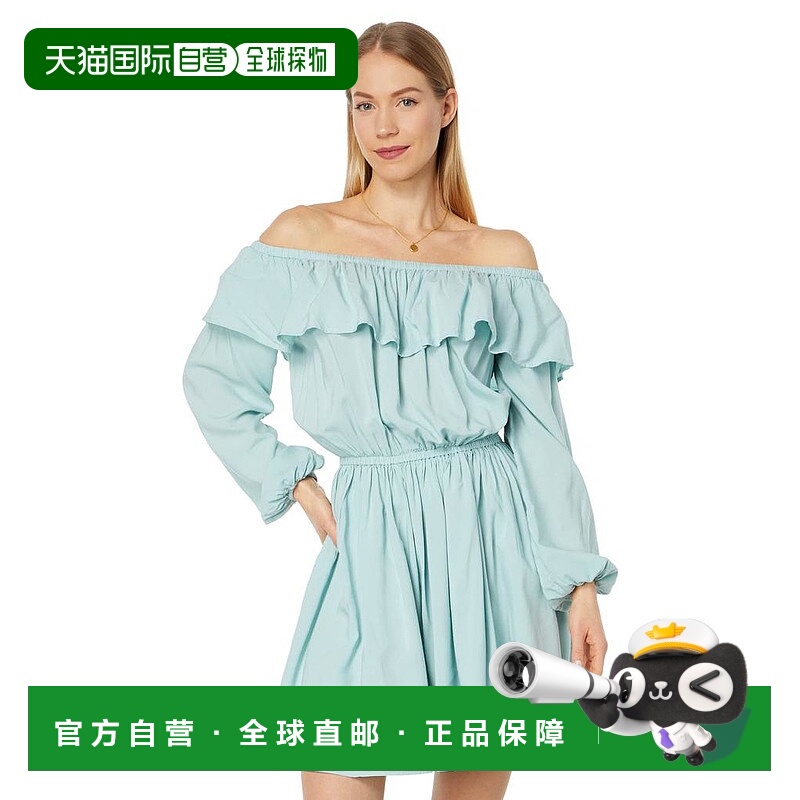 1h可退 【美国直邮】Wrangler/威格女士连衣裙 长袖 修身时尚 优