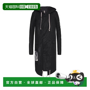 香港直邮Rick Owens 连帽大衣 DS18S3900BLACK男装