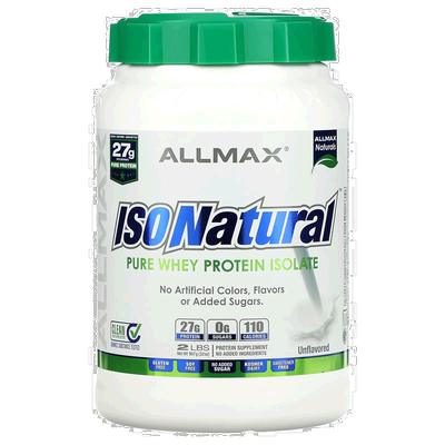 香港直发allmax nutrition全分离乳清蛋白粉原味907g补充剂蛋白质