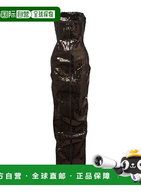 1h可退 香港直邮Rick Owens 无袖连衣裙 RP01F6524SRAKM3包臀裙