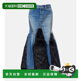 低腰牛仔长款 香港直邮Junya 女士 渡边淳弥 半身裙a字裙 Watanabe