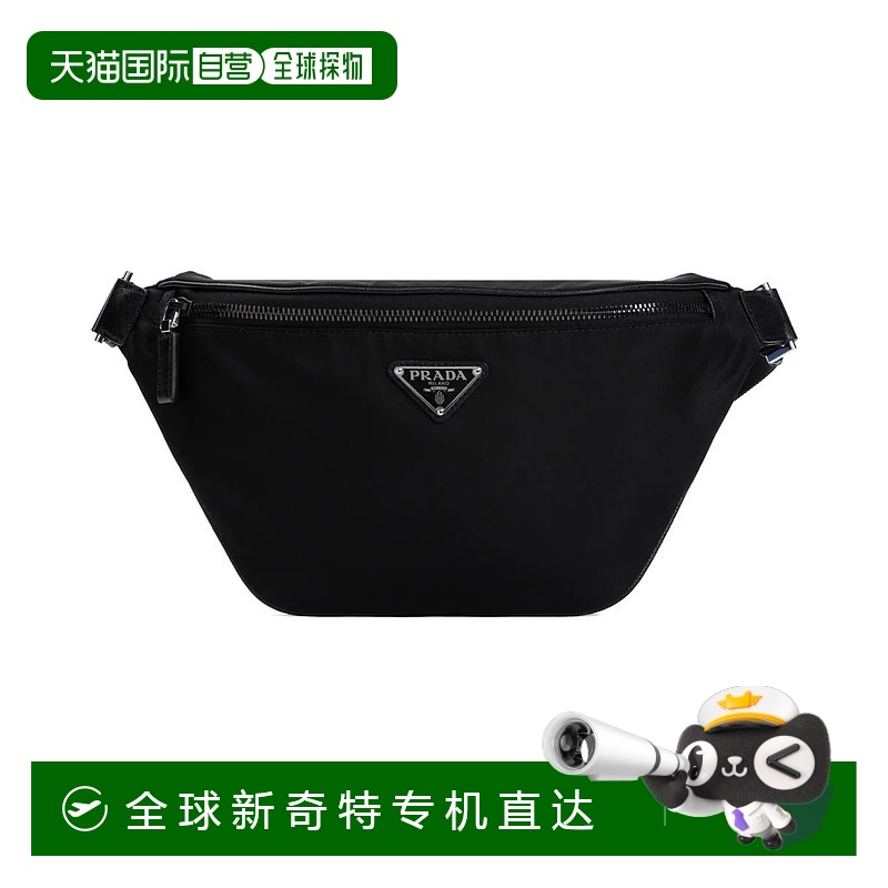1h可退 香港直邮PRADA 男士腰包 2VL033VOOM2DMH0002 AW2025 黑色