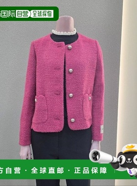 韩国直邮compagna 粗花呢圆领短款夹克 CAEW1-WJK200 _IC
