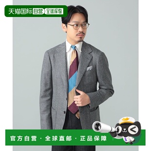 日本直邮BEAMS 立体剪裁 羊毛混纺人字纹夹克 全毛 男装 1h可退