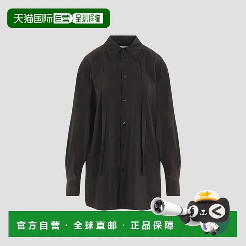 香港直邮LEMAIRE 女士衬衫 SH1051LF1308BR507 CO 黑色 Lemaire L