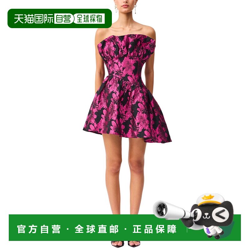 自营ELLIATT Holly Asym Mini Dress - black 美国奥莱直发连衣裙图片