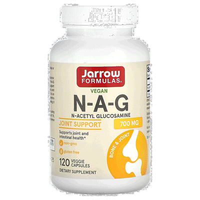 香港直发jarrow formulasN 乙酰氨基葡萄糖胶囊120粒关节保健品