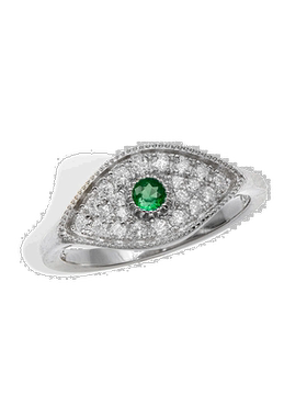 自营 savvy cie jewels金戒指 - 白色 美国奥莱直发银戒指配饰