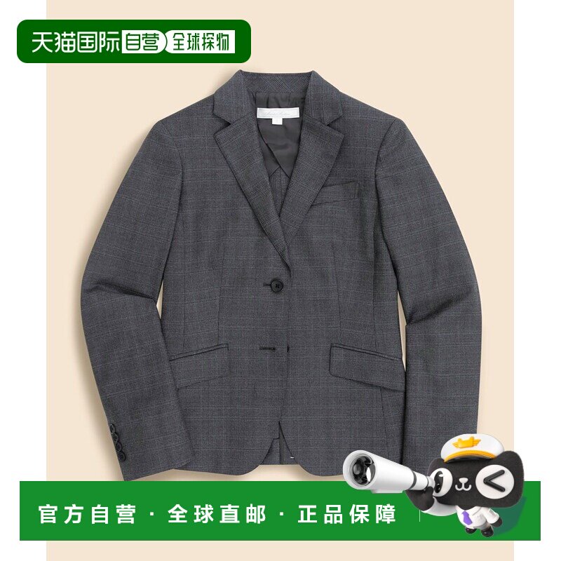 日本直邮BROOKS BROTHERS 女士 纯羊毛格纹单粒扣修身西装外套 P2