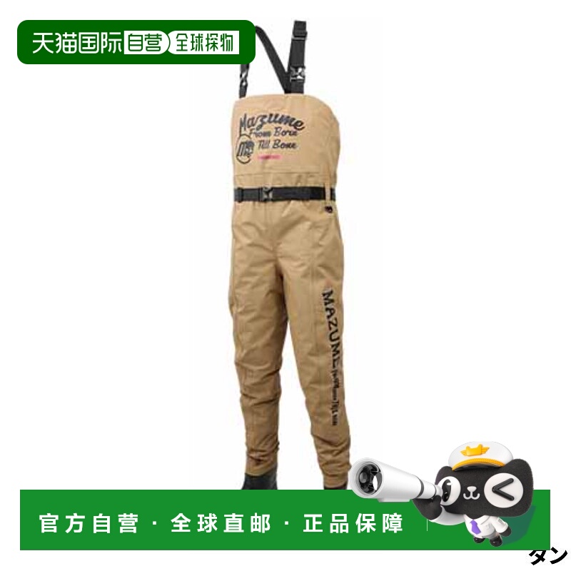 日本直邮mazume 涉水裤Mazume Game Waders Ver.2Tidemania3L棕褐