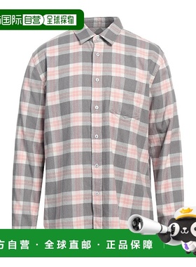 1h可退 香港直邮潮奢 Rails 男士 格纹衬衫 grey灰色 舒适时尚
