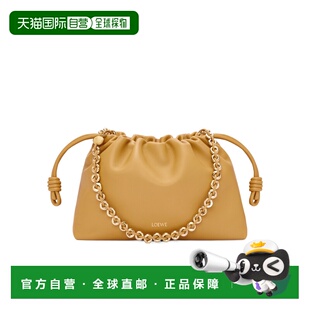 1h可退 香港直邮LOEWE/罗意威 女士 小号Flamenco 抽绳单肩包 25F