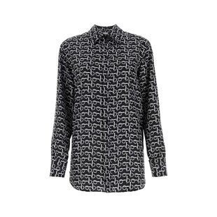 BURBERRY 女士衬衫 8090732B9593-6 SS2024 黑色 Burberry Shirts