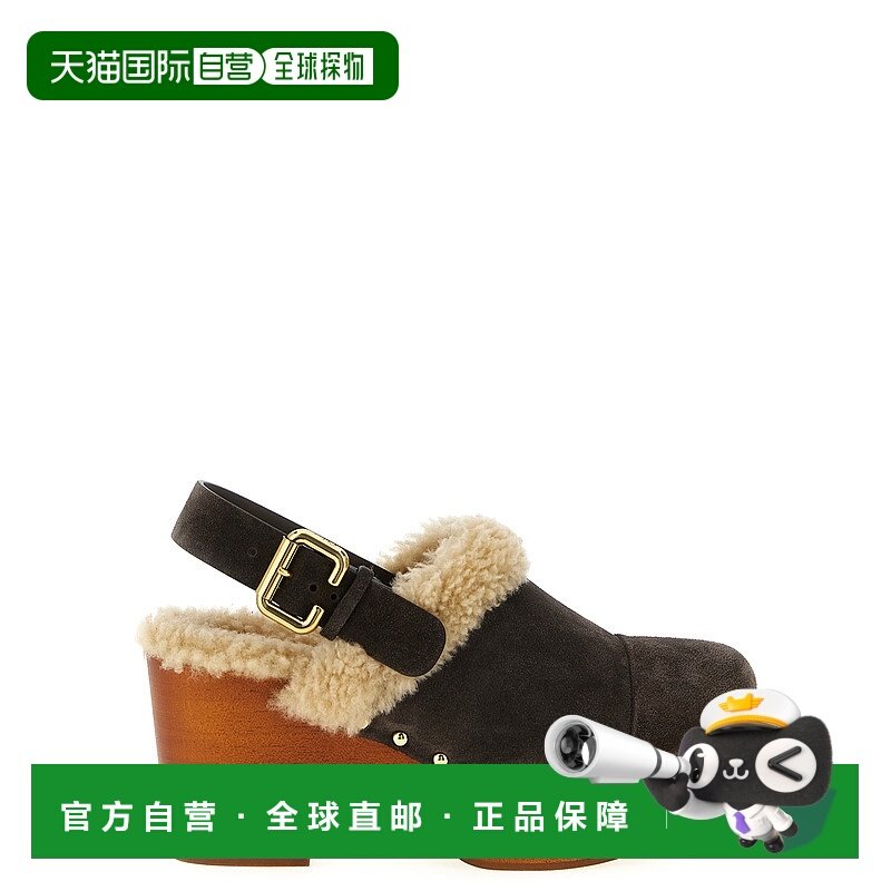 香港直邮CHLOÉ 女士高跟鞋 CH25W10VTZ25B AW2025 棕色 Jeannette