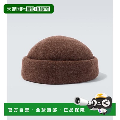 1h可退 香港直邮Loro Piana 诺悠翩雅 男士 Mel 羊毛小便帽