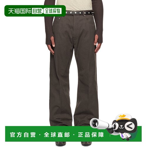 香港直邮rick owens 瑞克 欧文斯 男士 棕色 Concordians Geth 牛