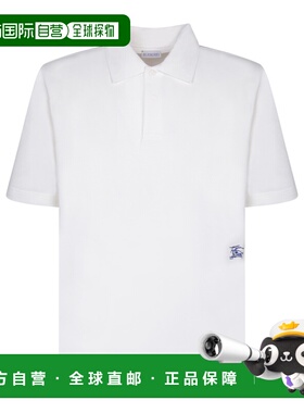 香港直邮BURBERRY 男士POLO衫 8083329B7264WHITE SS2024博柏利