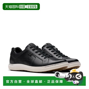 【美国直邮】clarks男士休闲鞋圆头运动真皮系带潮流时尚透气百搭