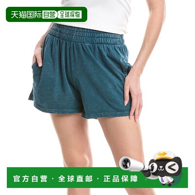 自营 spiritual gangster精神黑帮起亚中腰短裤-蓝色 美国奥莱直