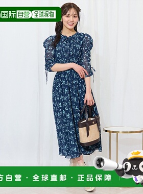 1h可退 日本直邮WILLSELECTION 女士花卉图案松紧腰长款连衣裙 20