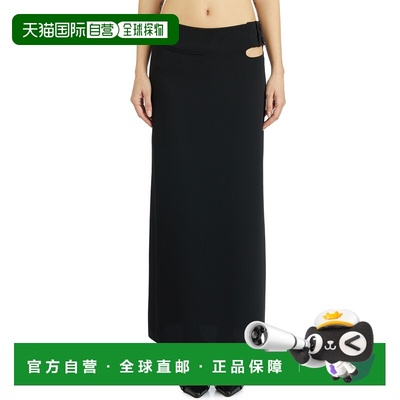 1h可退 香港直邮Courreges 女士 LOOP 长款高科技半身裙 L125CJU2