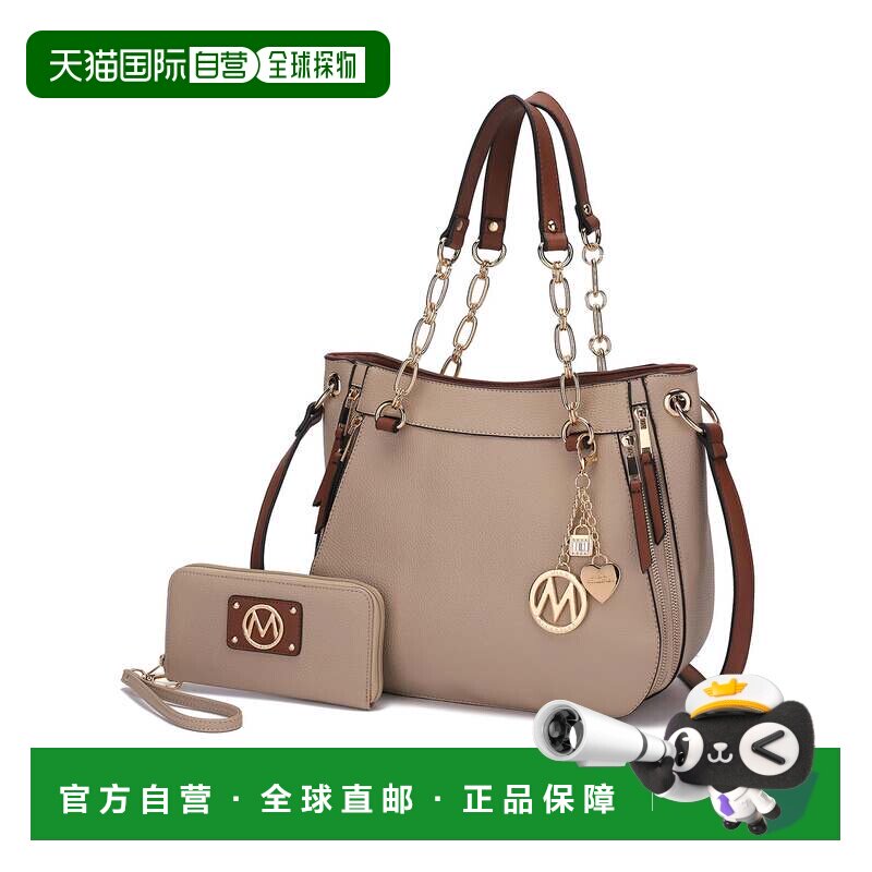 自营mia k collectionLina 女士单肩包和钱包套装，Mia K 出品 -图片